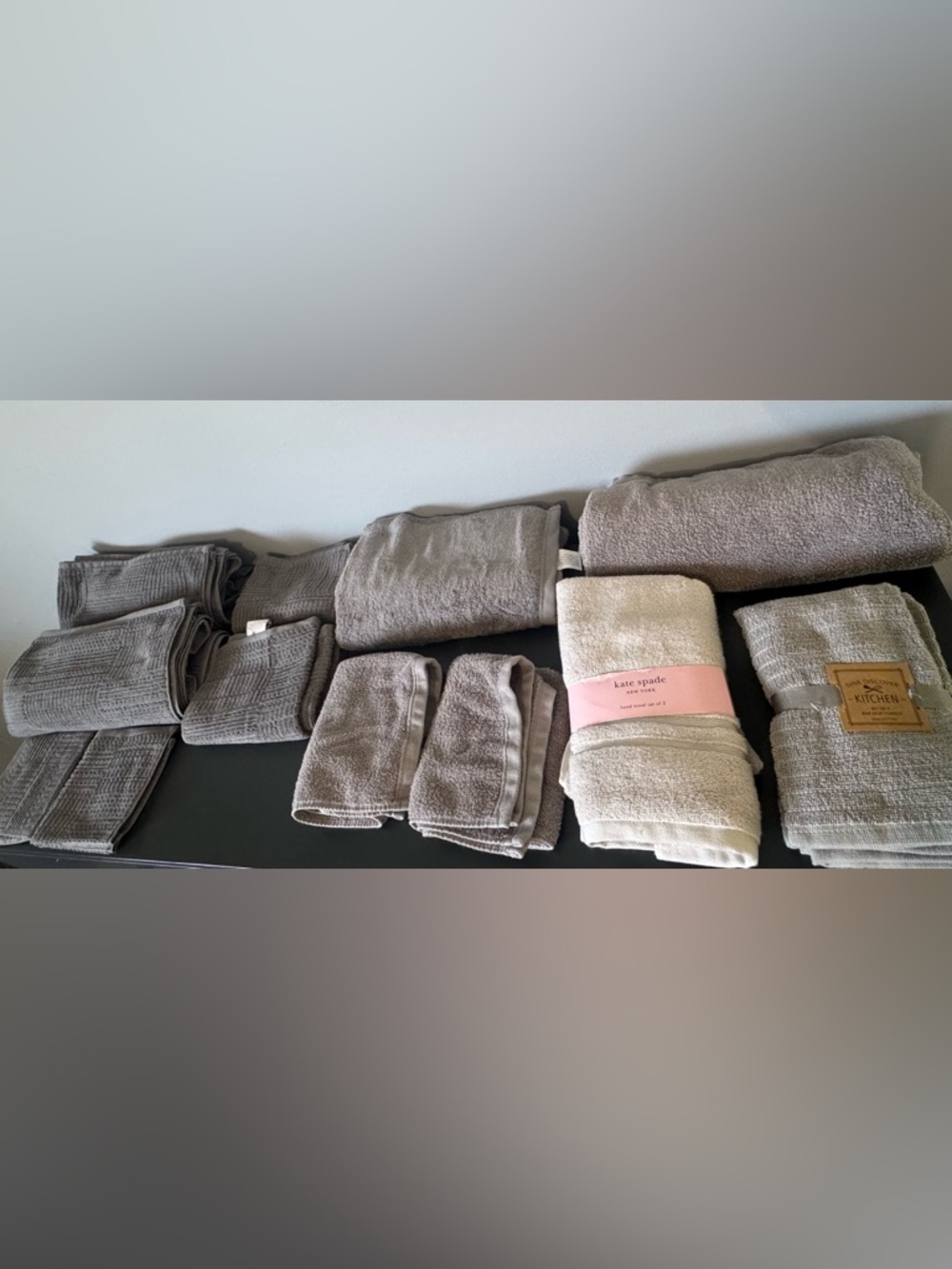 Grey towel set